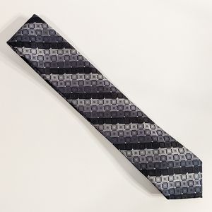 ARROW Men's Tie - Dark Navy/Blue/Silver